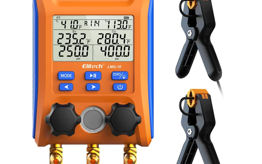 Elitech LMG-10 Set manometro digitale per refrigerazione