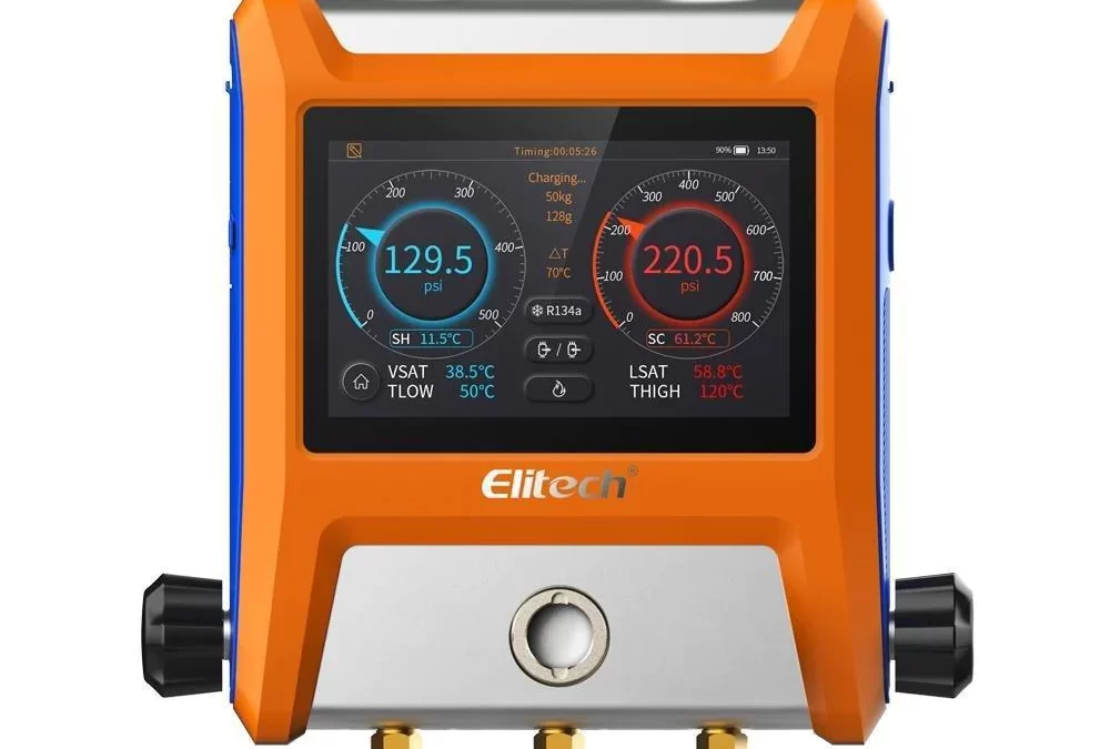 Elitech EMG-20V Collettore digitale intelligente a 2 valvole