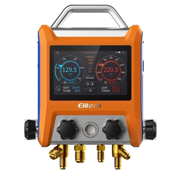 Elitech EMG-40V Collettore digitale intelligente a 4 valvole